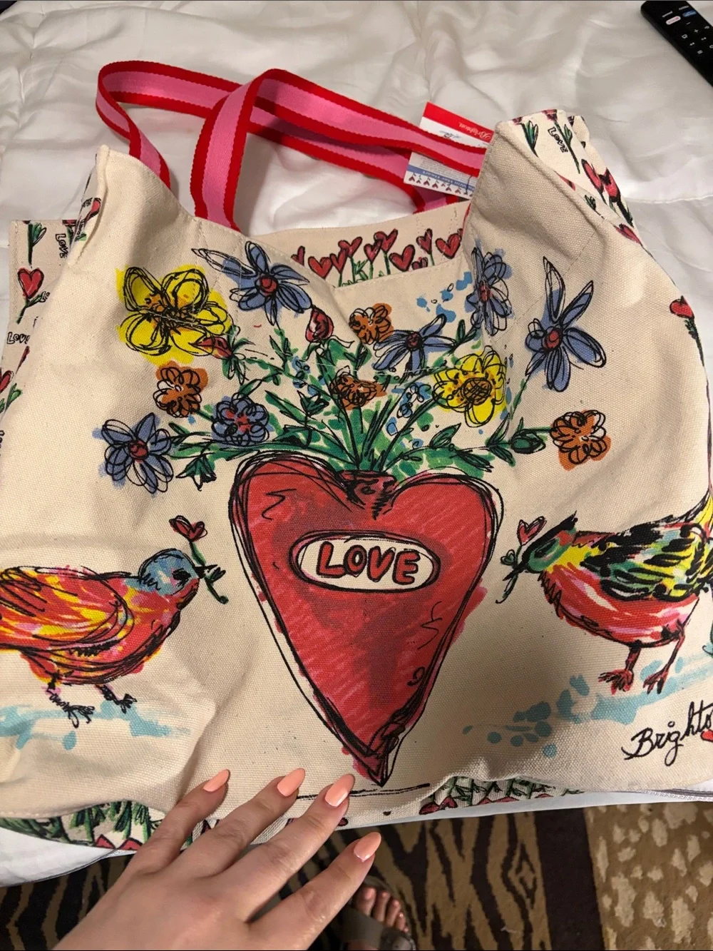 Brighton canvas tote